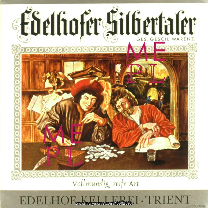 : Label design for Edelhofer Silbertaler wine : Label design for Edelhofer Silbertaler wine