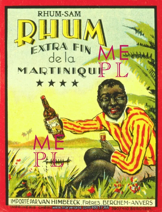 : Label design for Extra Fine Martinique Rum : Label design for Extra Fine Martinique Rum