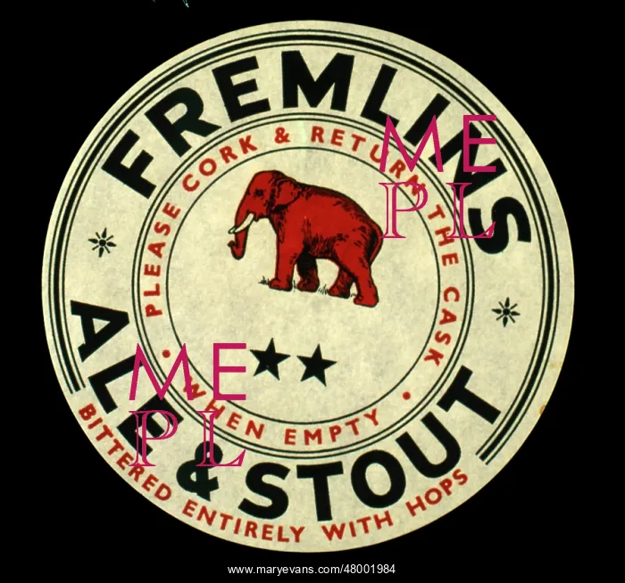 : Label design for Fremlins Ale & Stout : Label design for Fremlins Ale & Stout