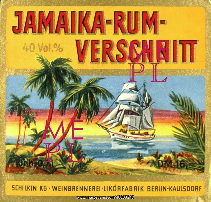 : Label design for Jamaica Rum : Label design for Jamaica Rum