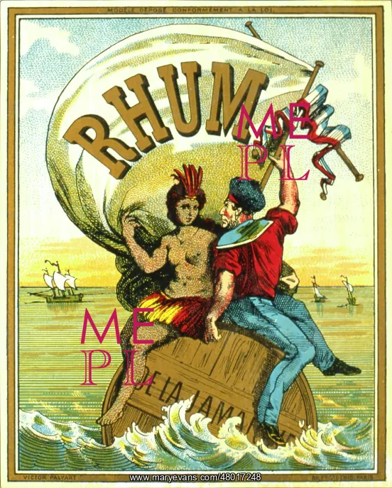 : Label design for Jamaican Rum : Label design for Jamaican Rum