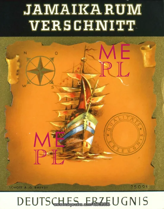 : Label design for Jamaika Rum Verschnitt : Label design for Jamaika Rum Verschnitt