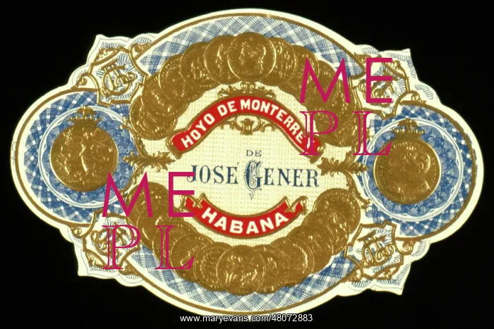 : Label design, Jose Gener cigars : Label design, Jose Gener cigars