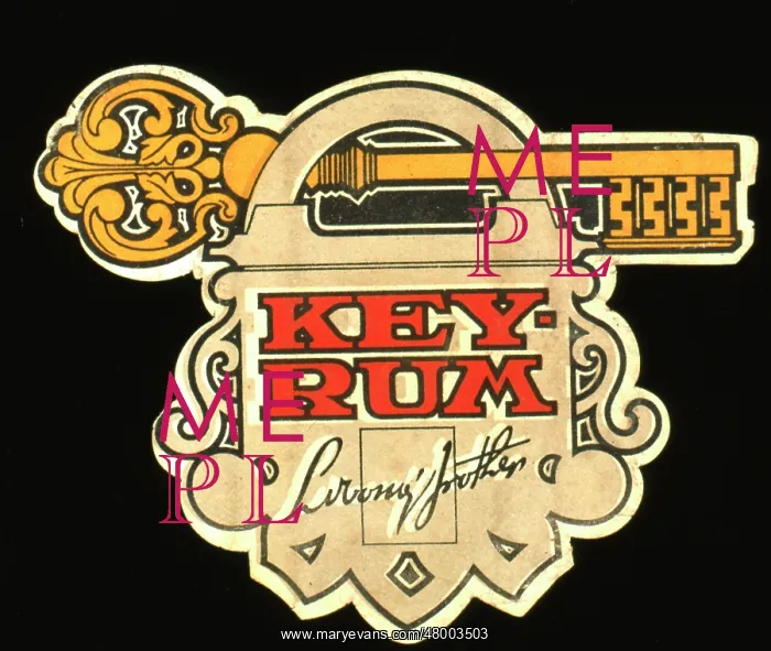  : Label design for Key Rum