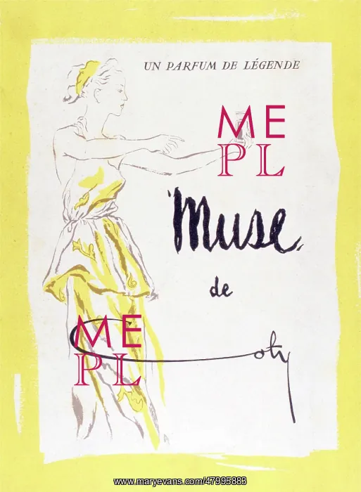 : Label design for Muse perfume by Coty : Label design for Muse perfume by Coty