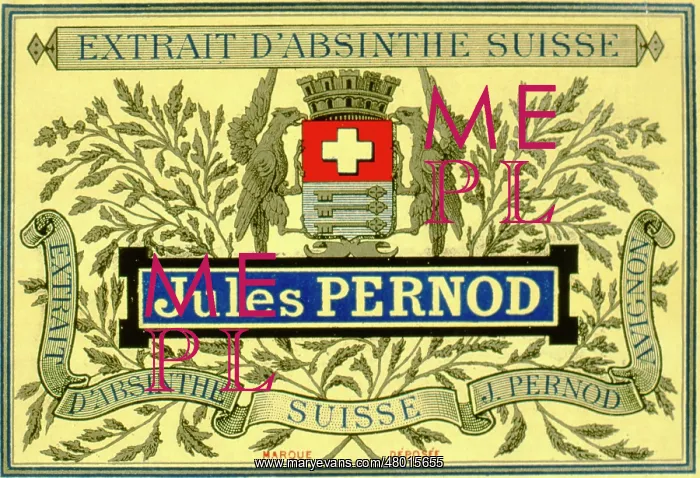 : Label design for Pernod Absinthe : Label design for Pernod Absinthe