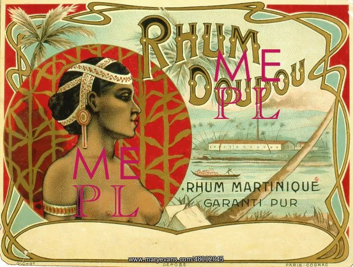 : Label design for Rhum Doudou of Martinique : Label design for Rhum Doudou of Martinique