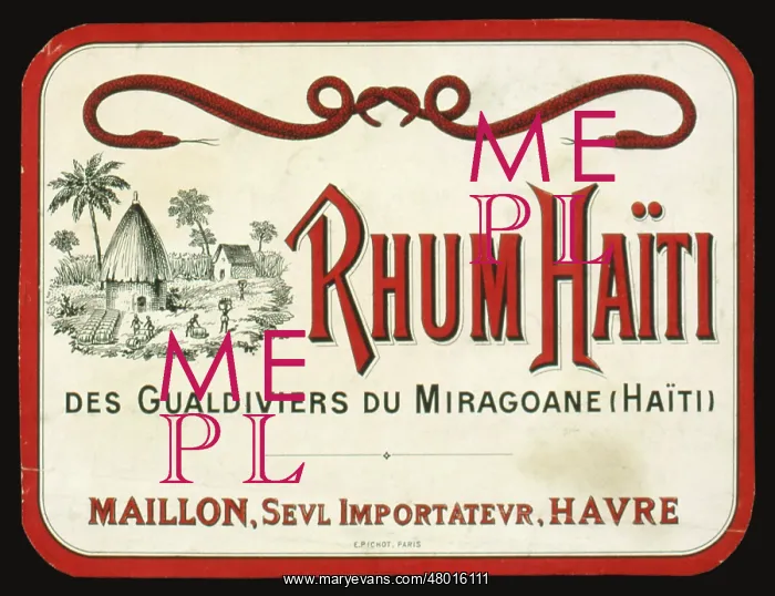 : Label design for Rhum Haiti : Label design for Rhum Haiti