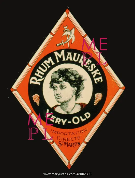 : Label design for Rhum Maureske