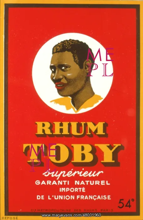: Label design for Rhum Toby Superieur : Label design for Rhum Toby Superieur