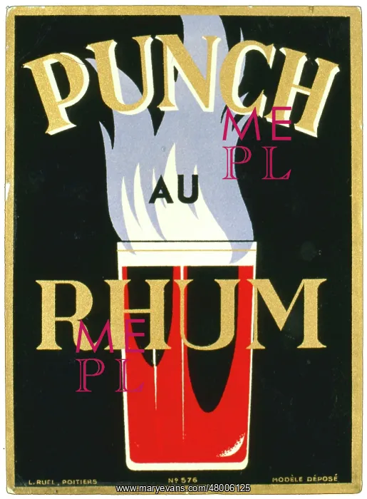 : Label design for Rum Punch : Label design for Rum Punch