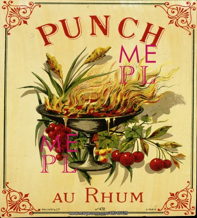 : Label design for Rum Punch : Label design for Rum Punch