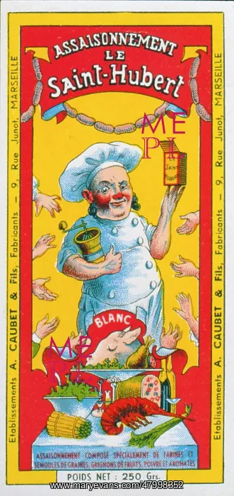 : Label design for Saint-Hubert seasoning : Label design for Saint-Hubert seasoning