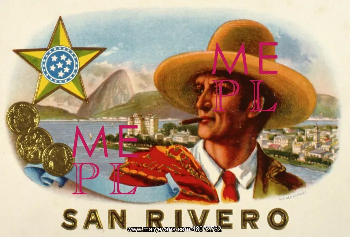 : Label design, San Rivero cigars : Label design, San Rivero cigars