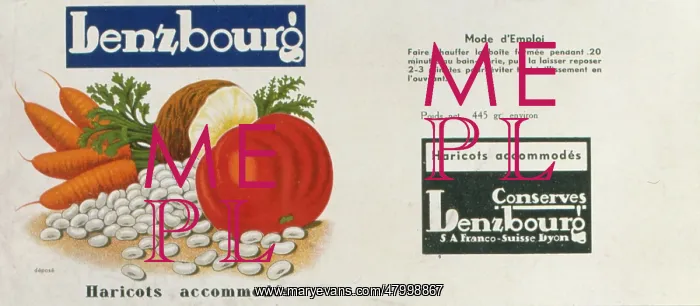 : Label design for tinned beans : Label design for tinned beans