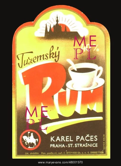 : Label design for Tuzemsky Rum : Label design for Tuzemsky Rum