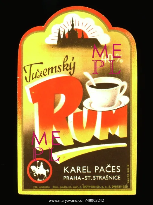 : Label design for Tuzemsky Rum : Label design for Tuzemsky Rum