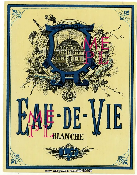  : Label, Eau-de-Vie Blanche