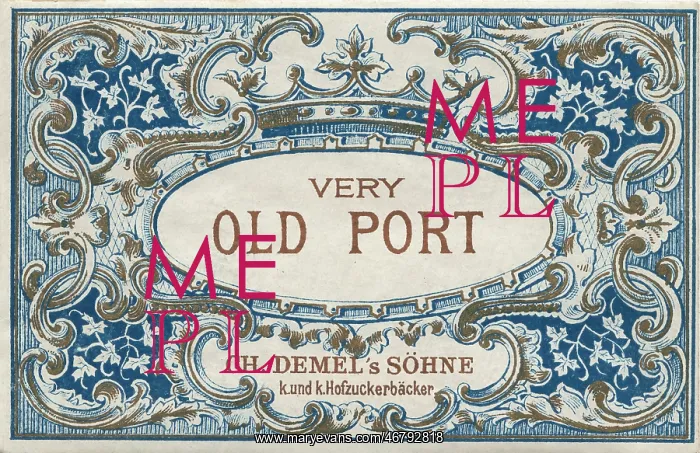 : Label > Very old Port < from Demel : Label > Very old Port < from Demel