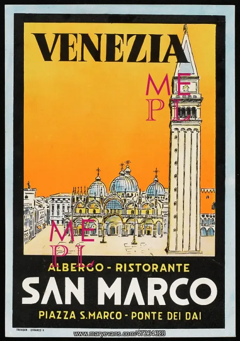  : Label San Marco Venice