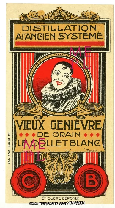 : Label, Vieux Genievre de Grain : Label, Vieux Genievre de Grain