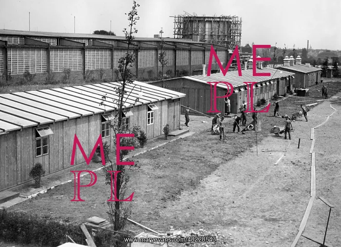 : Labor Service barracks in Berlin, 1936 : Labor Service barracks in Berlin, 1936
