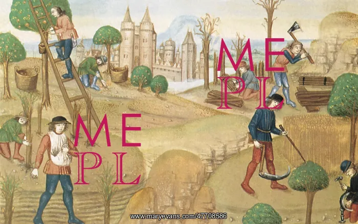  : Laborers Work at Castle 1450