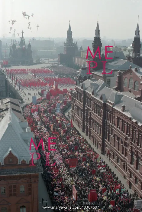 : Labour Day Demonstration in Moscow : Labour Day Demonstration in Moscow