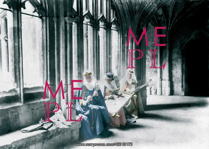 : Lacock, the Abbey Cloisters 1932