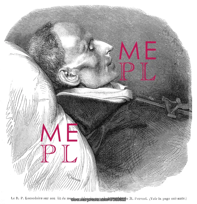: LACORDAIRE DEATHBED : LACORDAIRE DEATHBED