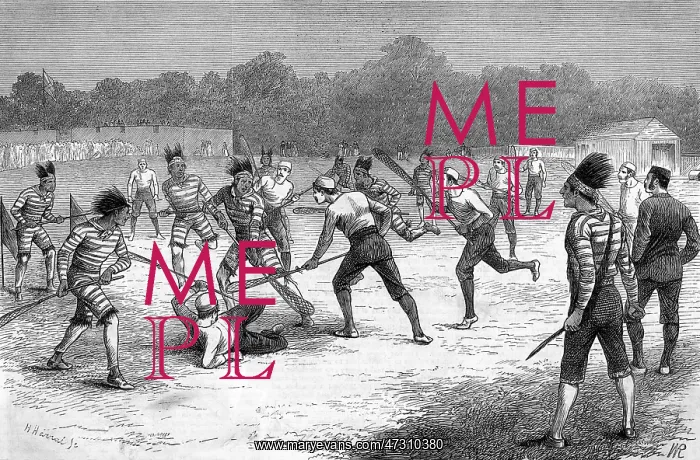 : LACROSSE IN BELFAST 1876 : LACROSSE IN BELFAST 1876