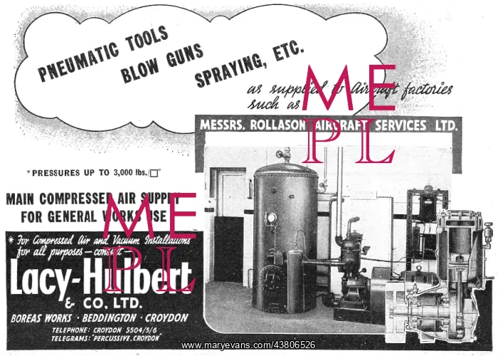 : Lacy-Hulbert Compressed Air Equipment : Lacy-Hulbert Compressed Air Equipment