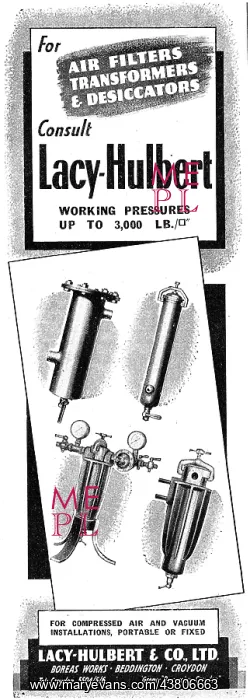 : Lacy-Hulbert Pneumatic & Vacuum Installations : Lacy-Hulbert Pneumatic & Vacuum Installations
