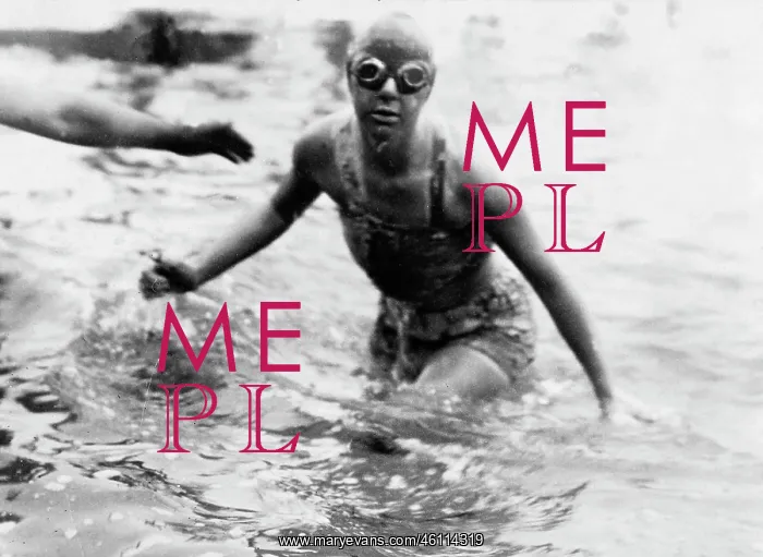 : Laddie Sharpaus, swimmer : Laddie Sharpaus, swimmer