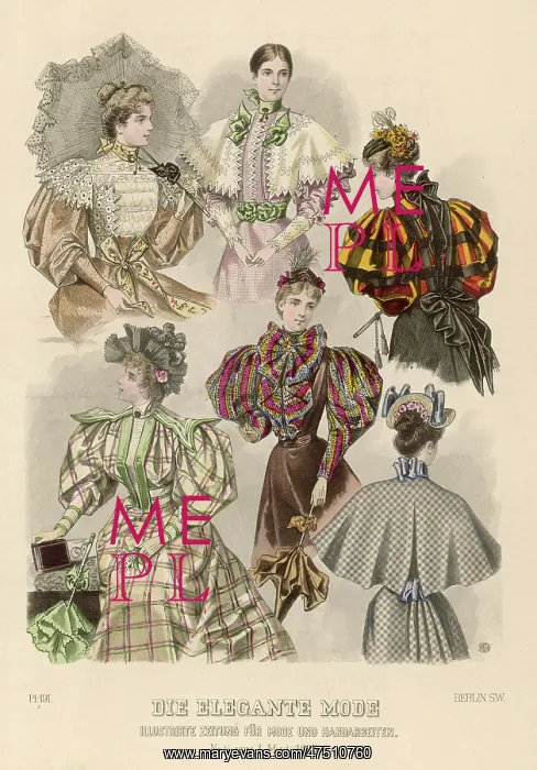 : SIX LADIES, 1895 : SIX LADIES, 1895