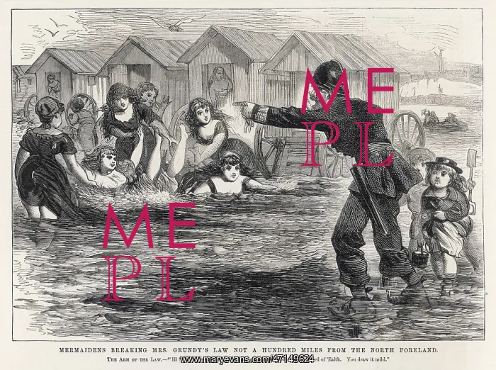 : Ladies bathing at Margate, Kent : Ladies bathing at Margate, Kent