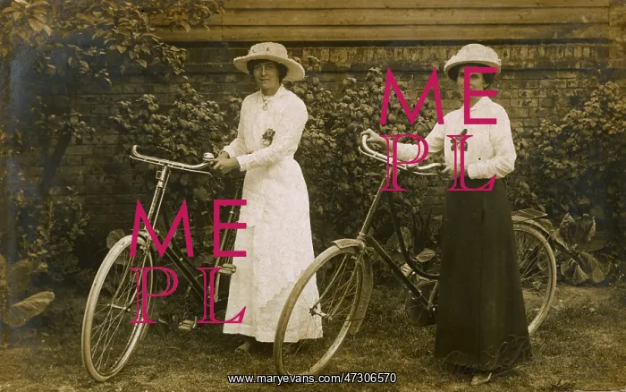 : Two Ladies and Bikes : Two Ladies and Bikes