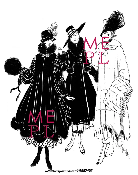 : Three ladies coats, 1915 : Three ladies coats, 1915