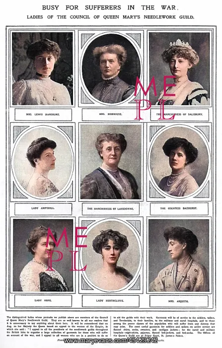 : Ladies of the Council of Queen Mary's Needlework Guild : Ladies of the Council of Queen Mary's Needlework Guild