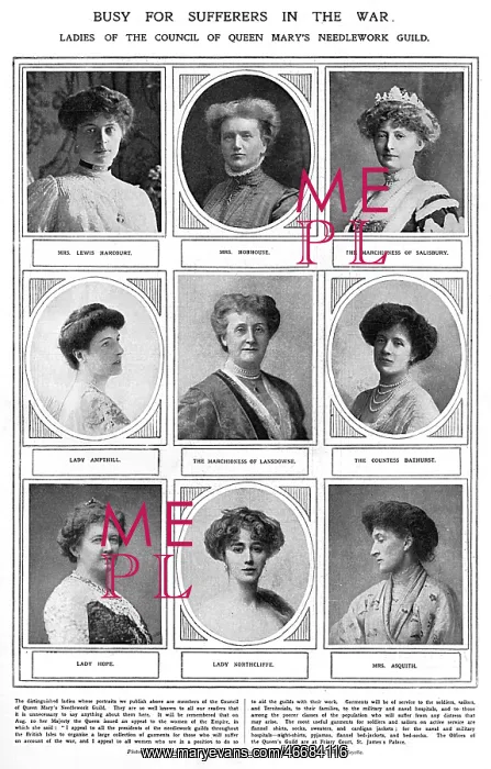 : Ladies of the Council of Queen Mary's Needlework Guild : Ladies of the Council of Queen Mary's Needlework Guild
