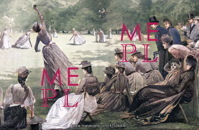 : Ladies Cricket Match 1889 : Ladies Cricket Match 1889