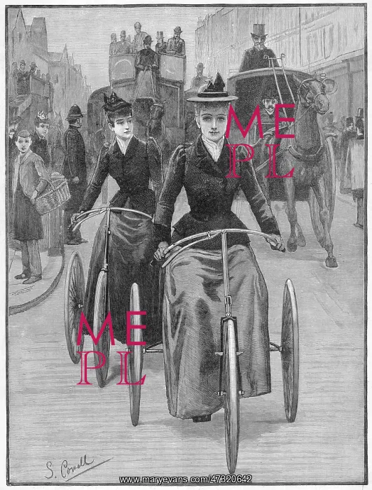 : Ladies Cycling - 1892 : Ladies Cycling - 1892