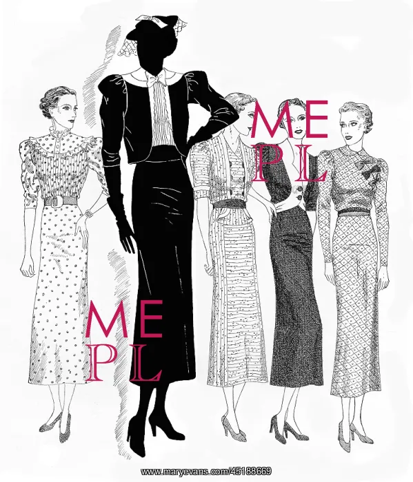 : Ladies in daywear 1936 : Ladies in daywear 1936