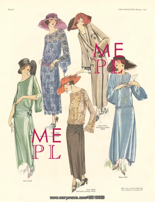 : Ladies Dresses, Delineator : Ladies Dresses, Delineator