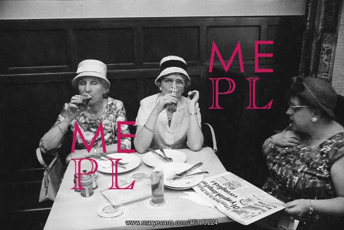 : Two ladies are drinking a so-called : Two ladies are drinking a so-called