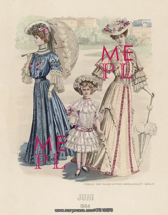 : LADIES & GIRL 1904 : LADIES & GIRL 1904