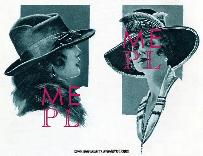 : Ladies hats 1919 : Ladies hats 1919