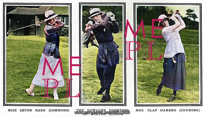 : The Ladies Lords v. Commons golf match : The Ladies Lords v. Commons golf match