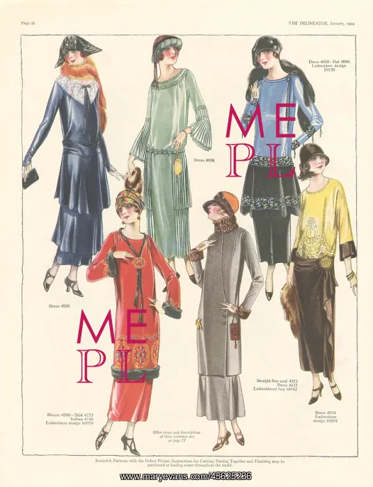  : Ladies Outfits, Delineator