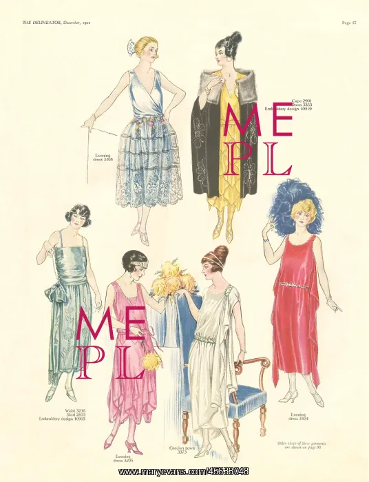 : Ladies Outfits, Delineator : Ladies Outfits, Delineator